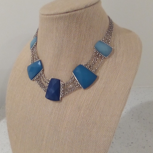 Chunky Funky Faux Gem Statement Choker - Picture 7 of 11